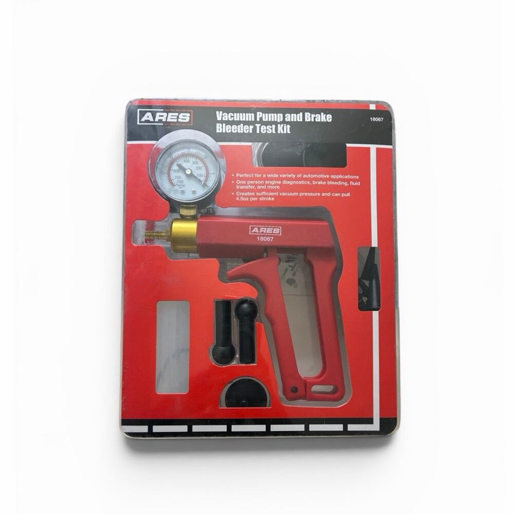 Ares Vacuum Pump And Brake Bleeder Test Kit
